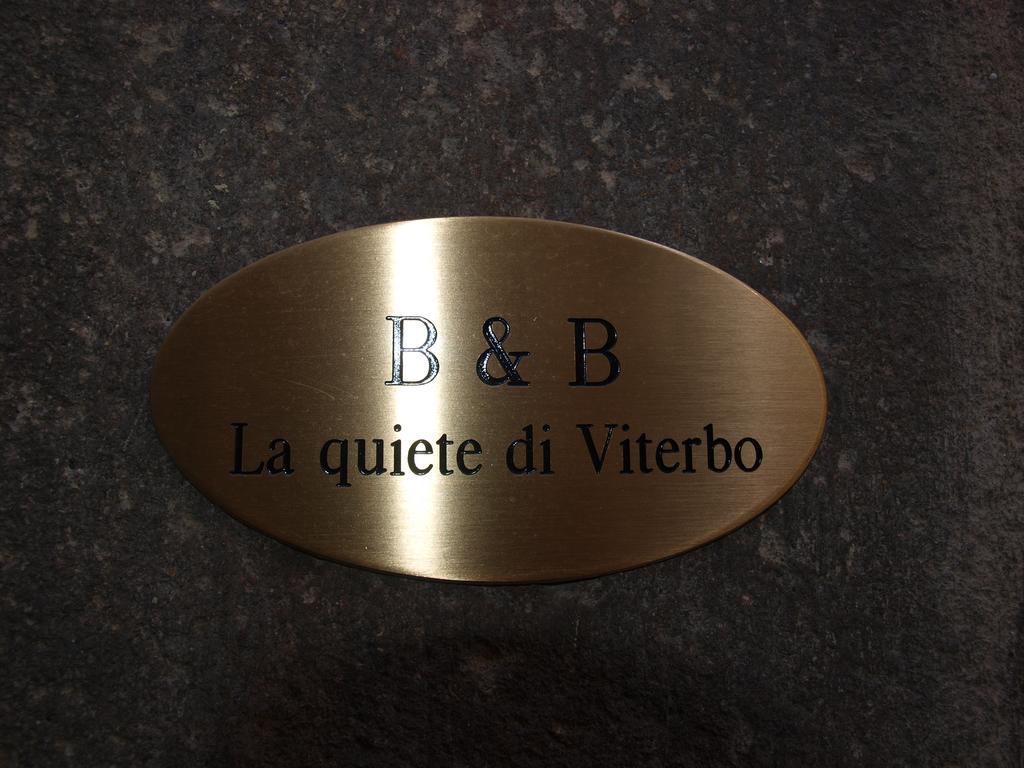 La Quiete Alloggio Turistico Viterbo Eksteriør billede